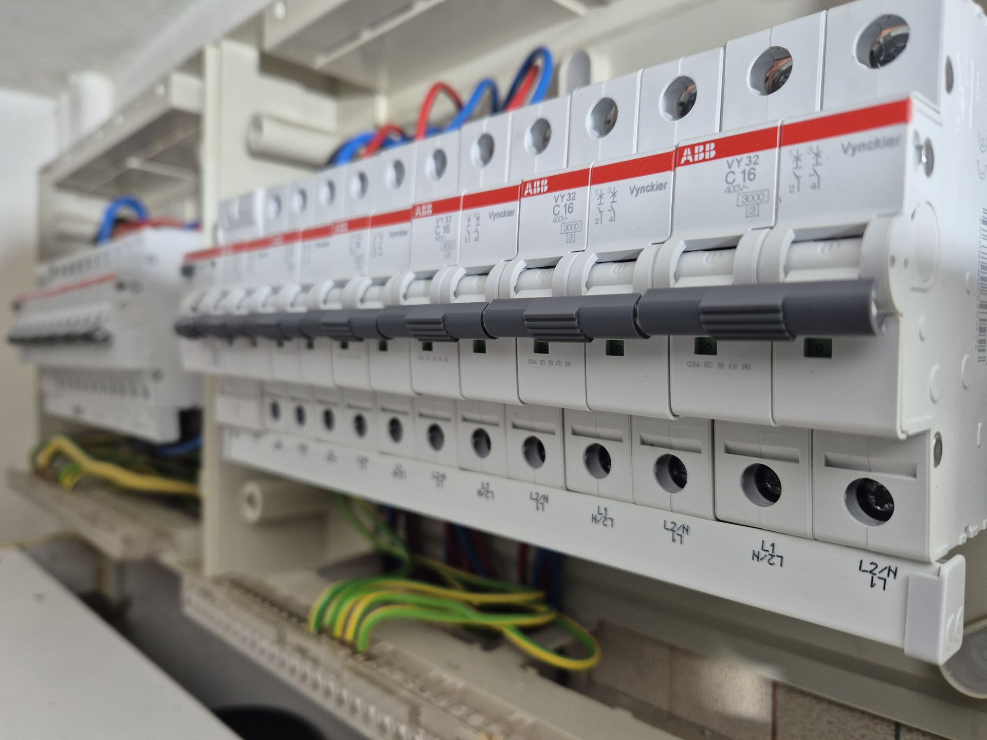 automaten in een zekeringkast